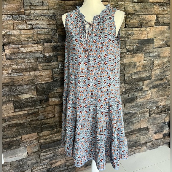 Max Studio Dresses & Skirts - Max Studio Sleeveless Blue and Red Mini Sundress